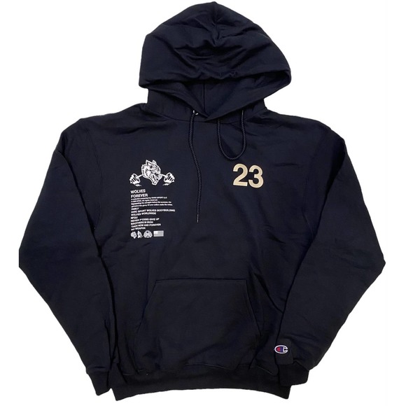 Darc Sport Men's X Champion Wolves Forever Greatness 23 V2 Hoodie Sweatshirt - Picture 1 of 5